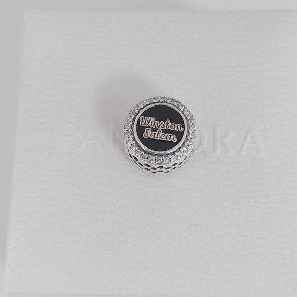 Pandora NC Winston-Salem City Charm Bead Travel Destination S925 Silver with box - Picture 2 of 6